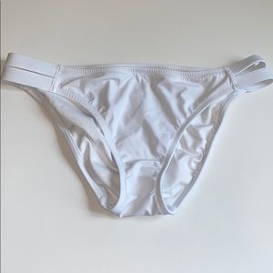 Victoria’s Secret - white strappy bikini bottoms